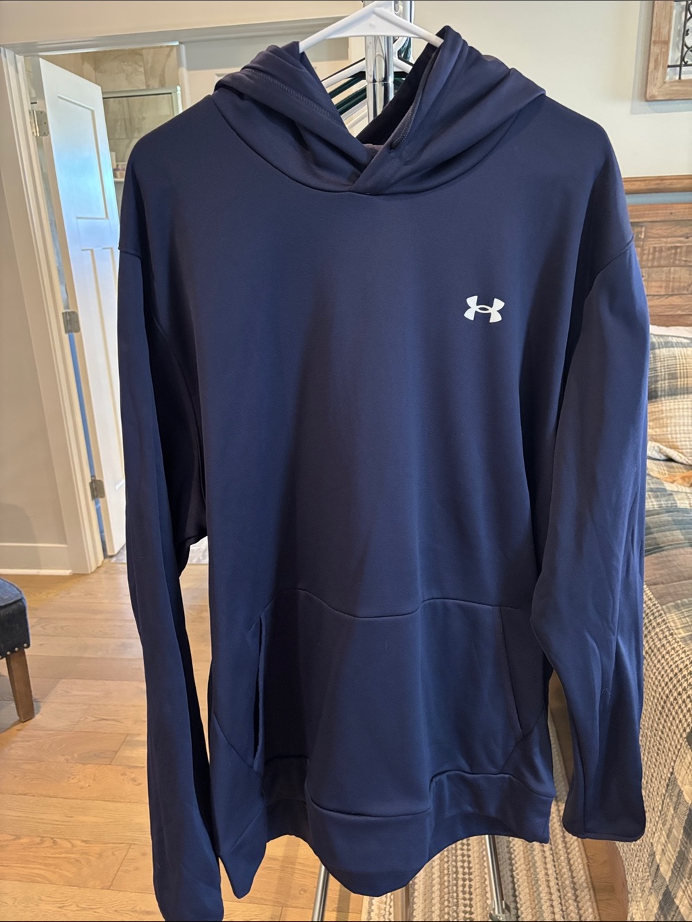 Under Armour Men's Navy Blue Pullover Hoodie